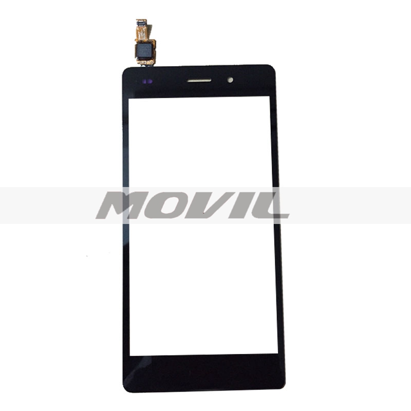 Black Color Touch Screen For Huawei Ascend P8 Lite Front Touch Glass With Sensor Flex Cable Replacement